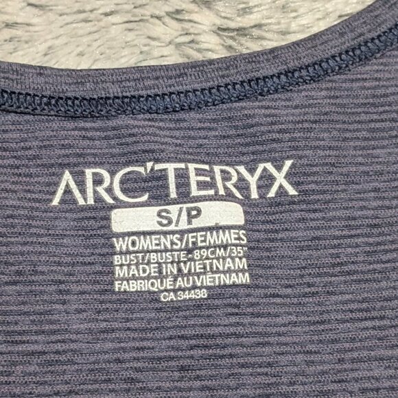 Arcteryx Blue Tank Top Racerback Small Running Outdoor - Picture 5 of 6